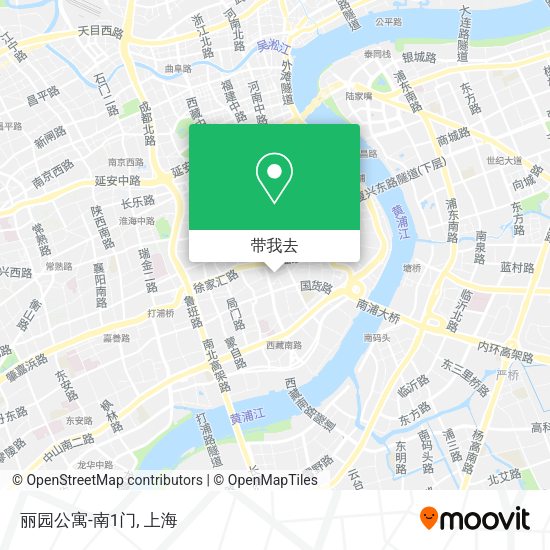 丽园公寓-南1门地图