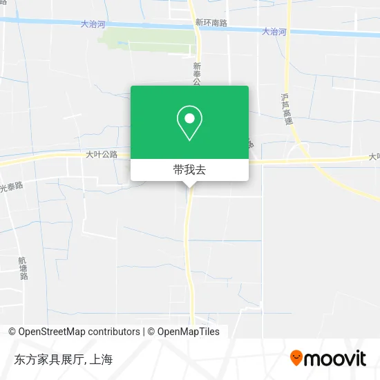 东方家具展厅地图