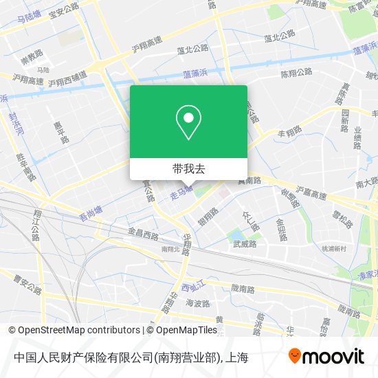 中国人民财产保险有限公司(南翔营业部)地图
