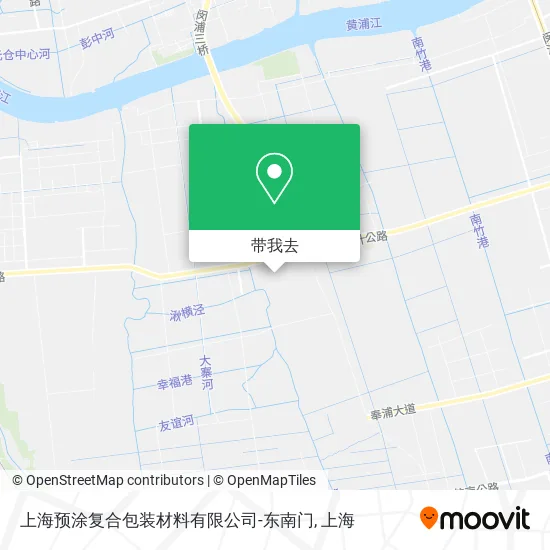 上海预涂复合包装材料有限公司-东南门地图