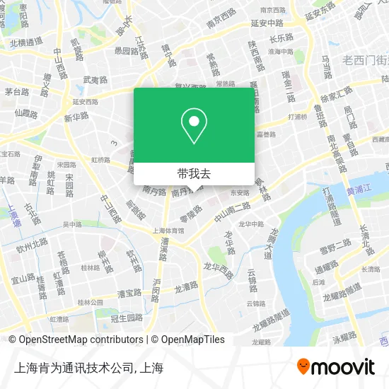 上海肯为通讯技术公司地图