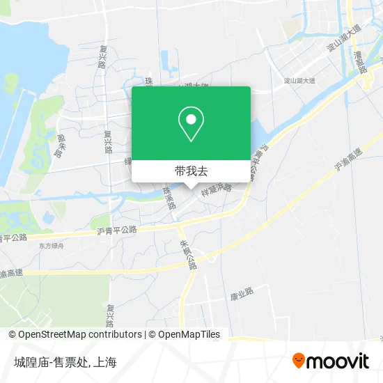 城隍庙-售票处地图