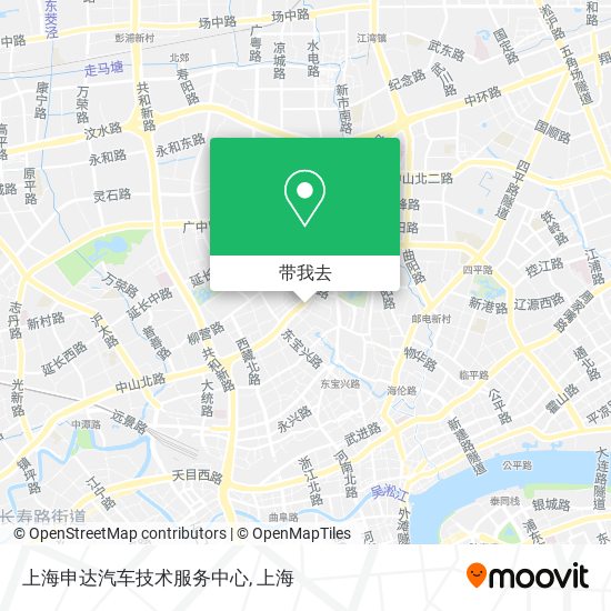 上海申达汽车技术服务中心地图