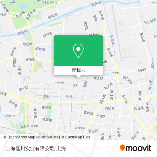 上海嘉川实业有限公司地图