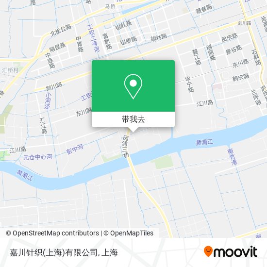 嘉川针织(上海)有限公司地图