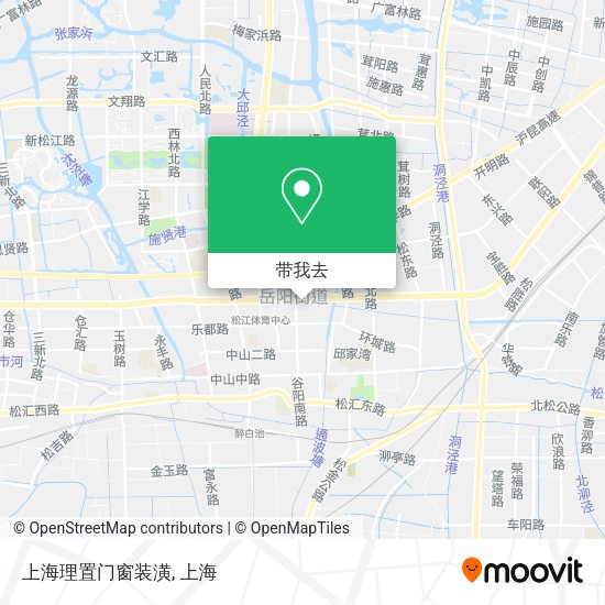 上海理置门窗装潢地图