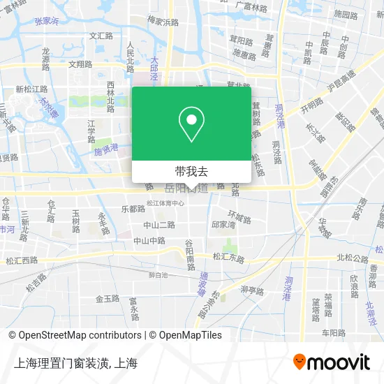 上海理置门窗装潢地图