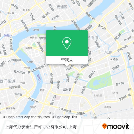 上海代办安全生产许可证有限公司地图