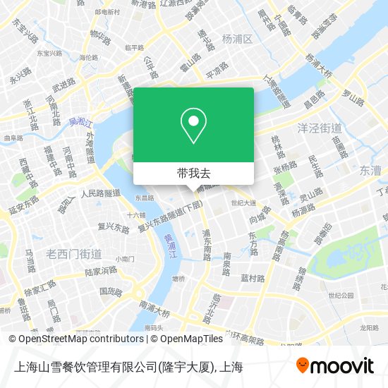 上海山雪餐饮管理有限公司(隆宇大厦)地图