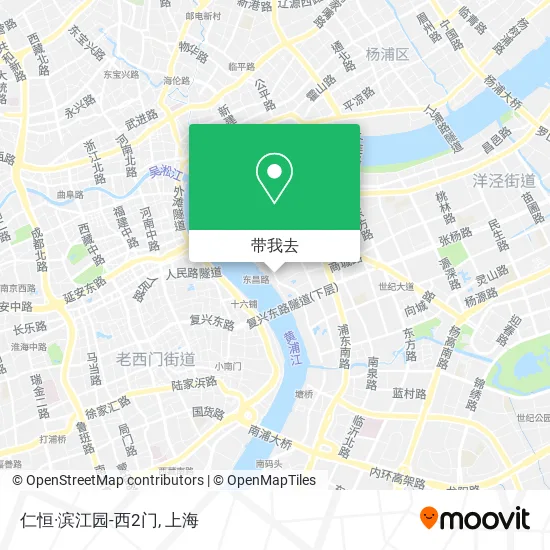 仁恒·滨江园-西2门地图