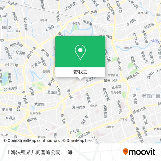 上海法租界几间普通公寓地图