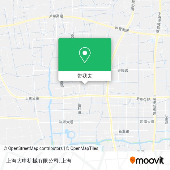 上海大申机械有限公司地图