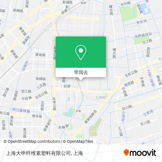 上海大申纤维素塑料有限公司地图