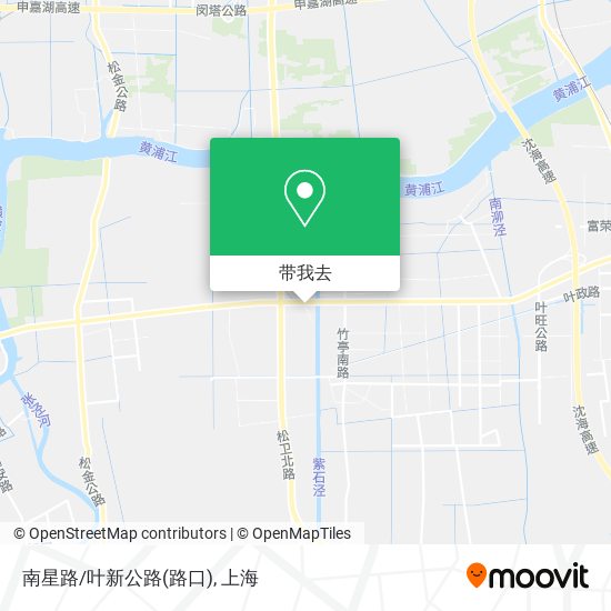 南星路/叶新公路(路口)地图