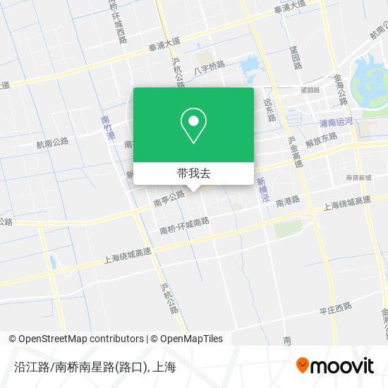 沿江路/南桥南星路(路口)地图