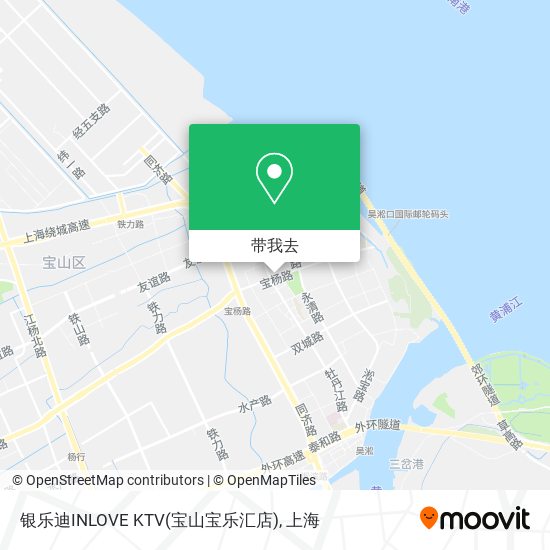 银乐迪INLOVE KTV(宝山宝乐汇店)地图