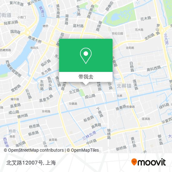 北艾路12007号地图
