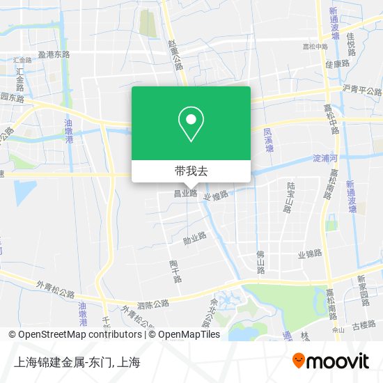 上海锦建金属-东门地图