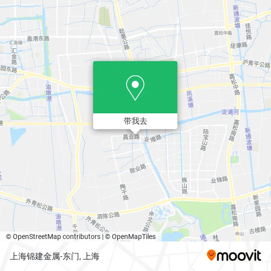 上海锦建金属-东门地图