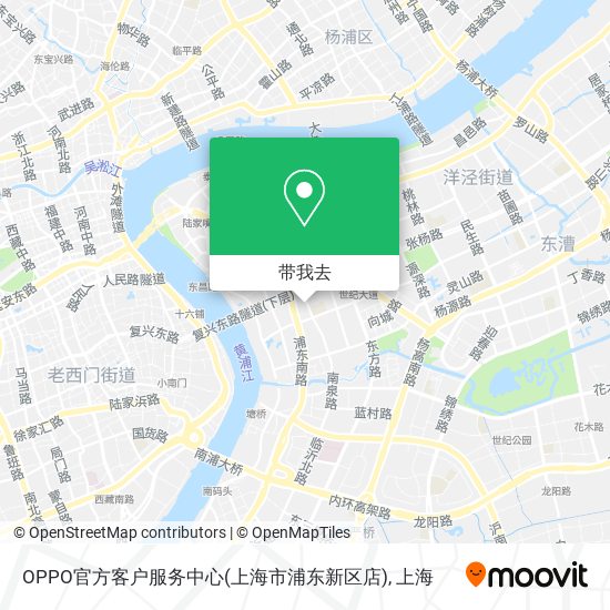 OPPO官方客户服务中心(上海市浦东新区店)地图