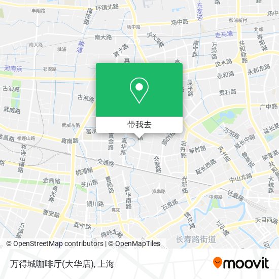 万得城咖啡厅(大华店)地图