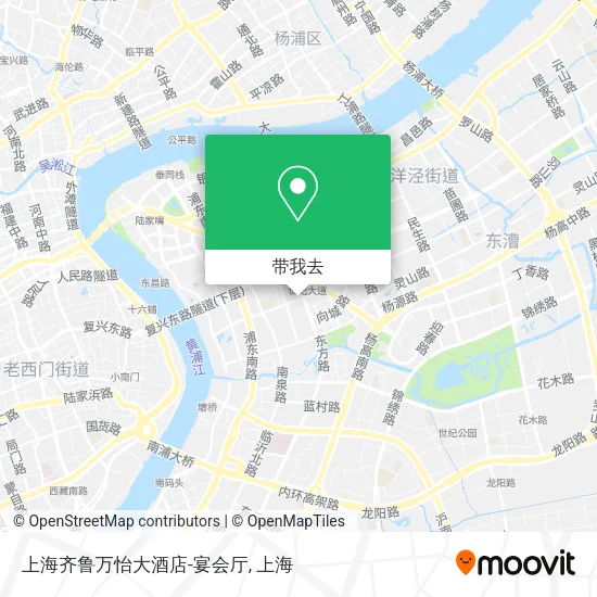 上海齐鲁万怡大酒店-宴会厅地图