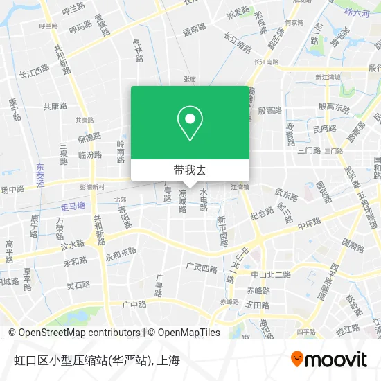 虹口区小型压缩站(华严站)地图