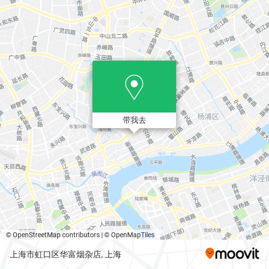 上海市虹口区华富烟杂店地图