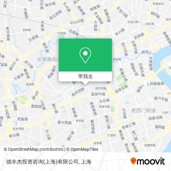 德丰杰投资咨询(上海)有限公司地图
