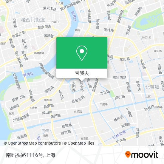 南码头路1116号地图