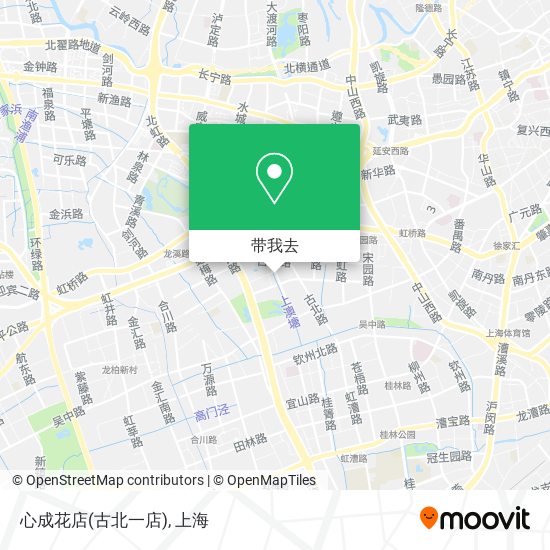 心成花店(古北一店)地图