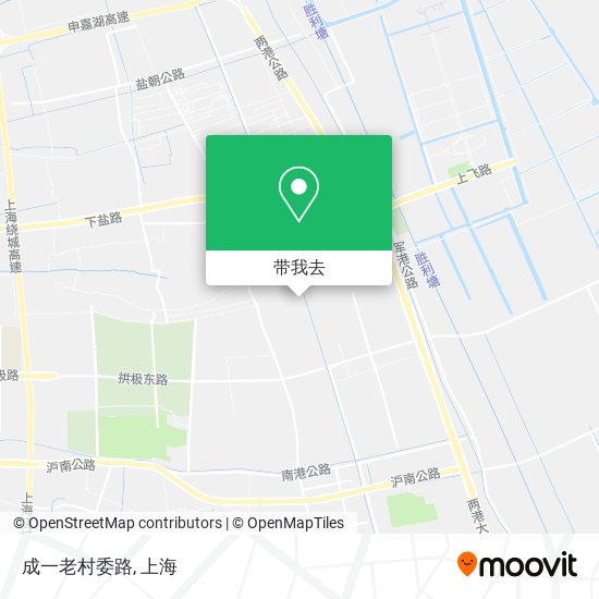 成一老村委路地图