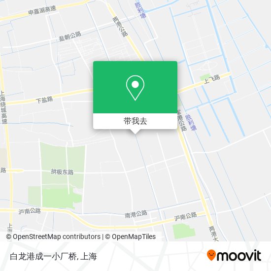 白龙港成一小厂桥地图