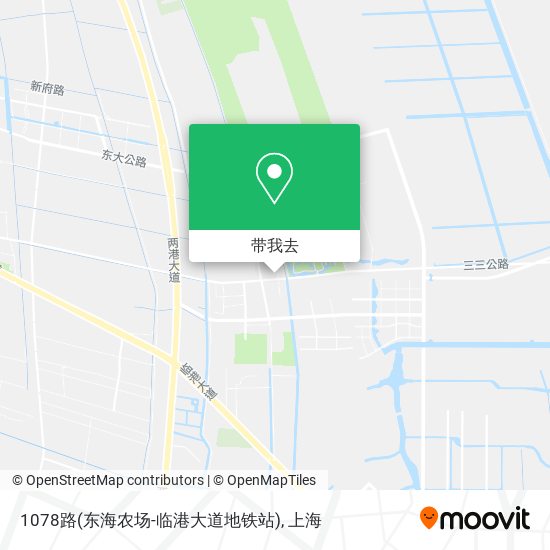 1078路(东海农场-临港大道地铁站)地图