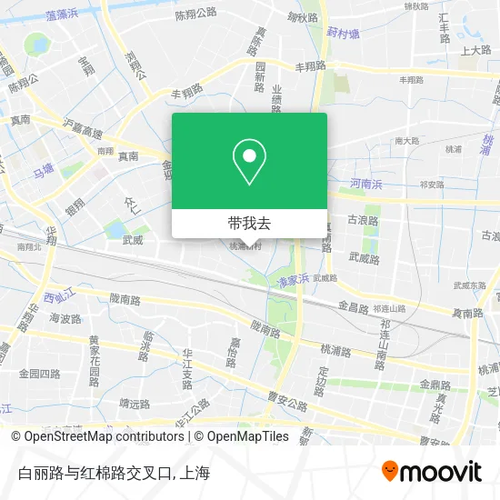 白丽路与红棉路交叉口地图