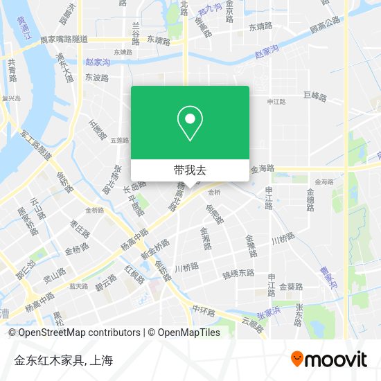 金东红木家具地图