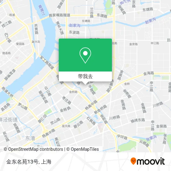 金东名苑13号地图