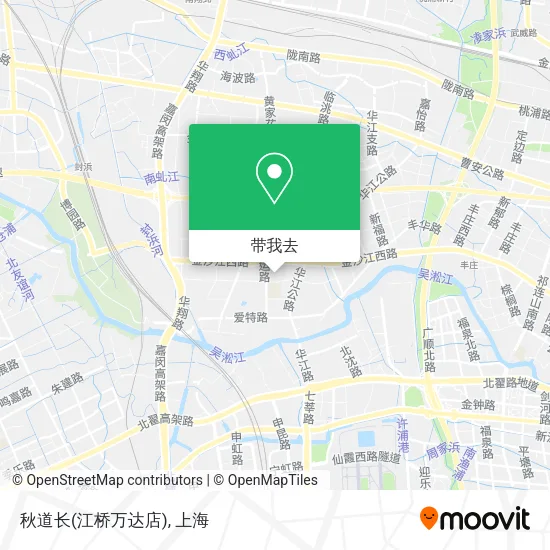 秋道长(江桥万达店)地图