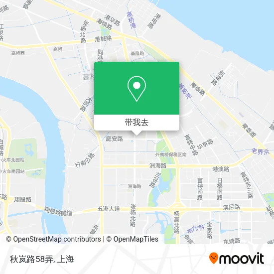 秋岚路58弄地图