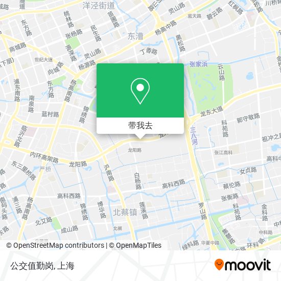 公交值勤岗地图