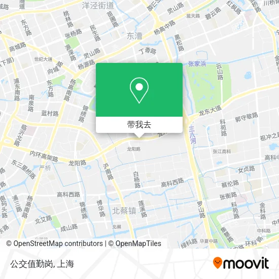 公交值勤岗地图