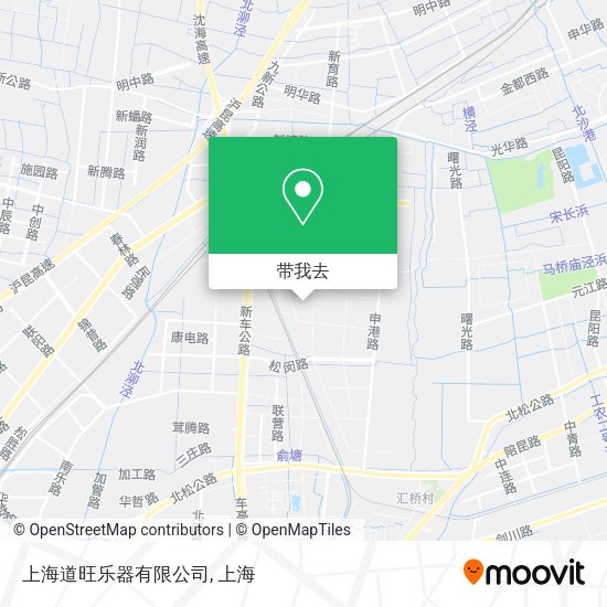 上海道旺乐器有限公司地图