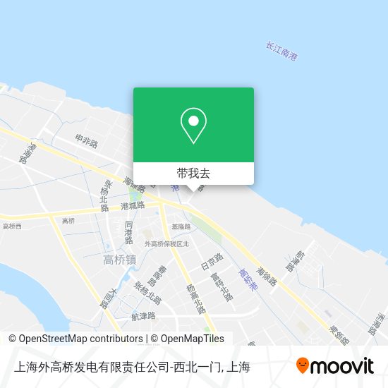 上海外高桥发电有限责任公司-西北一门地图