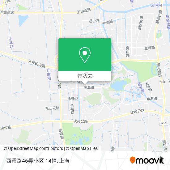 西霞路46弄小区-14幢地图