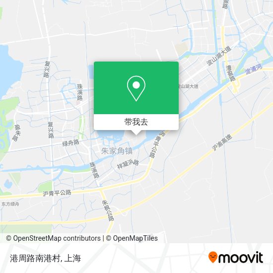 港周路南港村地图