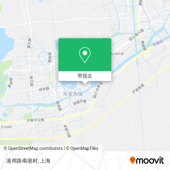 港周路南港村地图