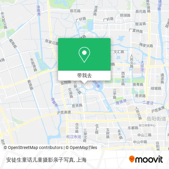 安徒生童话儿童摄影亲子写真地图