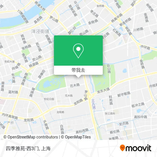 四季雅苑-西3门地图