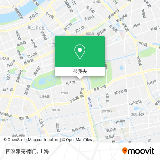 四季雅苑-南门地图