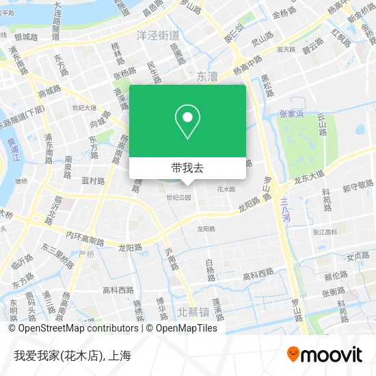 我爱我家(花木店)地图